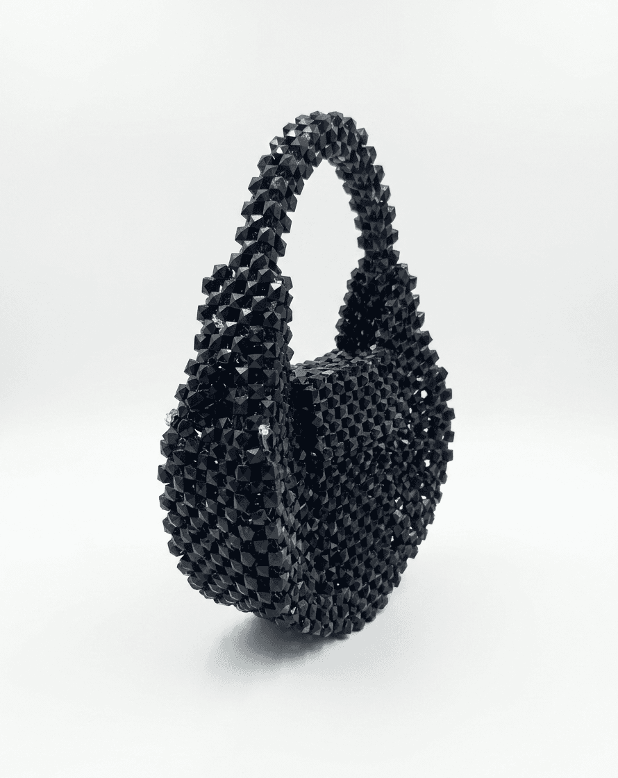 Black Handmade Purse – view 3